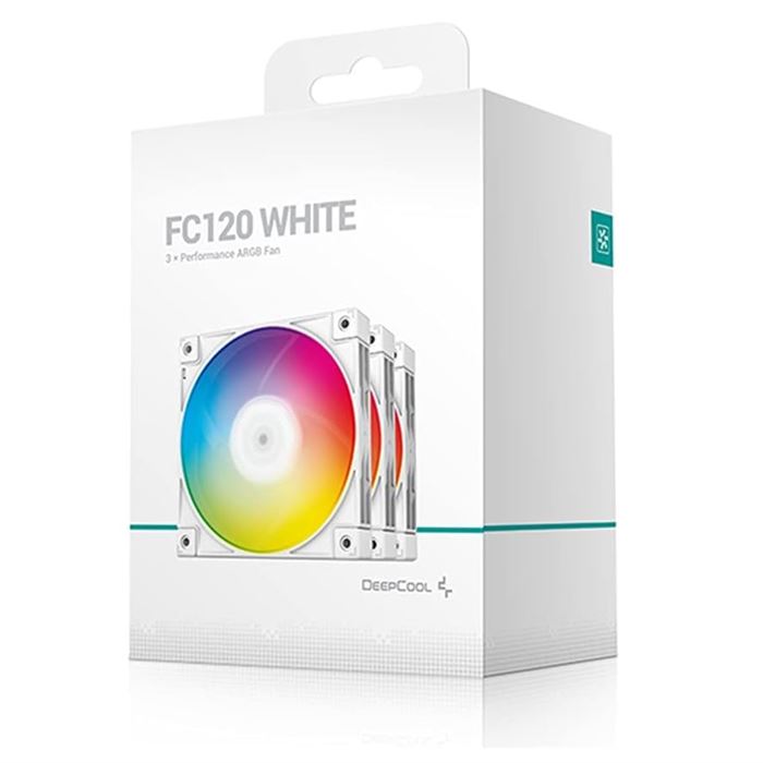 فن خنک کننده کیس دیپ کول Deepcool FC120 WHITE 3 IN 1  - 5