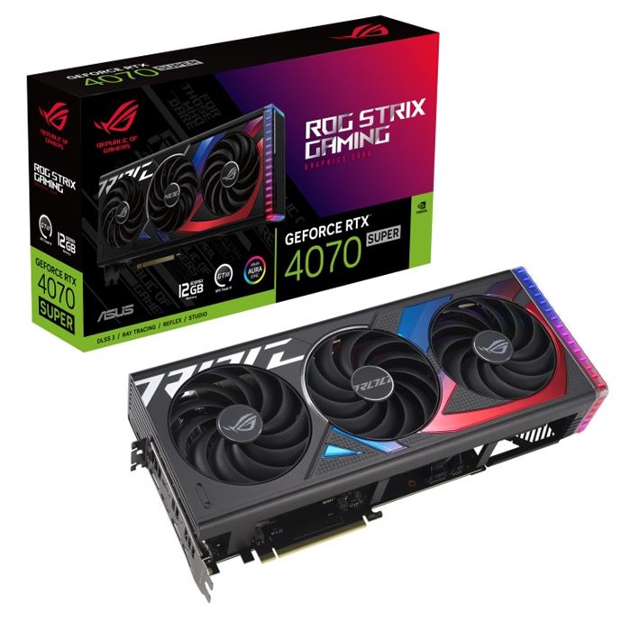 کارت گرافیک ایسوس مدل ROG Strix GeForce RTX 4070 SUPER 12GB GDDR6X