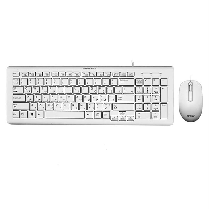 کیبورد و ماوس سیم دار ام اس آی MSI SK-9626