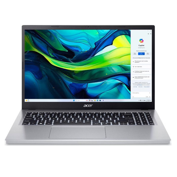 لپ تاپ ایسر مدل Aspire Go پردازنده Core 3 N355 رم 8GB DDR5 حافظه 128GB SSD گرافیک Intel 