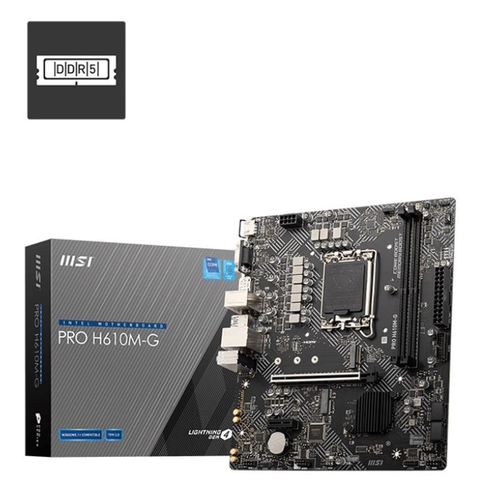 مادربرد ام اس آی PRO H610M-G DDR5