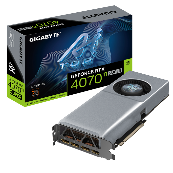کارت گرافیک گیگابایت GeForce RTX 4070 Ti SUPER AI TOP 16GB