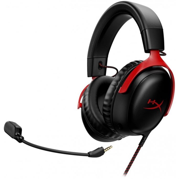 هدست گیمینگ با سیم هایپرایکس HyperX Cloud III Black/Red