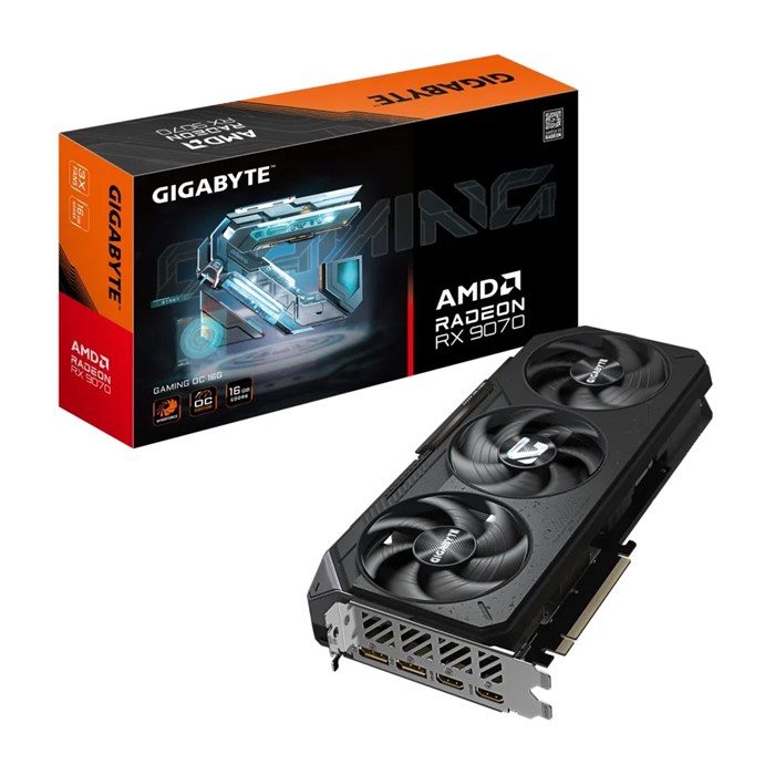 کارت گرافیک گیگابایت مدل Radeon RX 9070 GAMING OC 16G