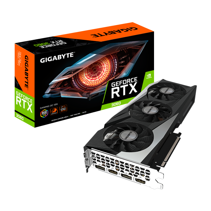 GigaByte GeForce RTX 3060 GAMING OC 12G (rev. 1.0) Graphics Card