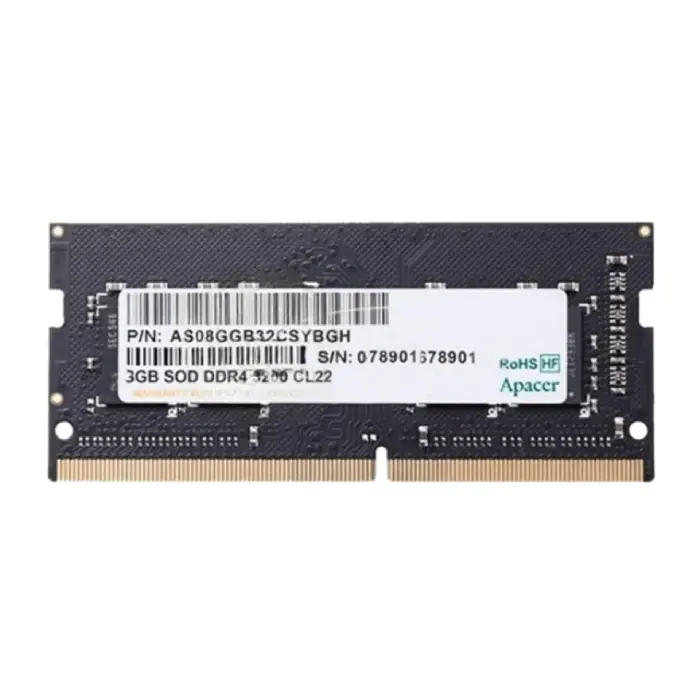 Apacer 4GB 3200MHz CL22 SO-DIMM Laptop Memory