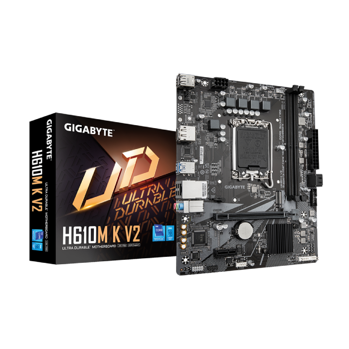 GigaByte H610M-K V2 (rev. 1.0) DDR5 mATX Motherboard