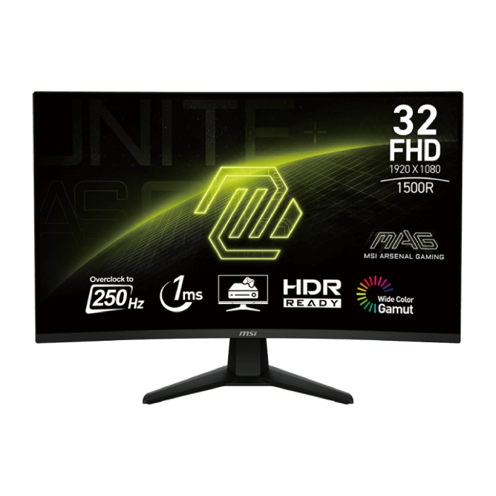 MSI MAG 32C6X 31.5 Inch FHD 1ms (GTG) 240Hz VA Curve Gaming Monitor
