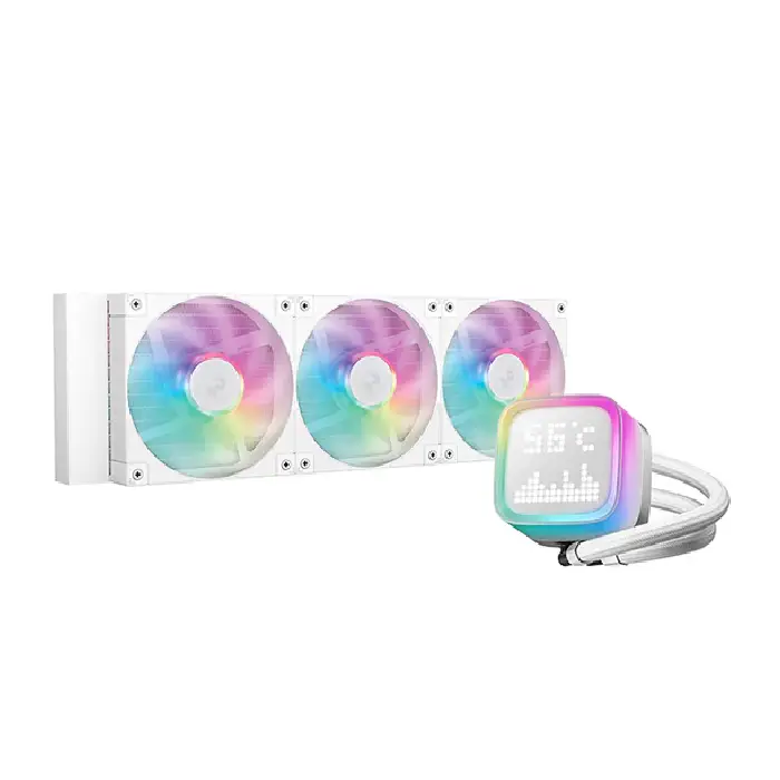 فن پردازنده مایع دیپ کول سفید مدل LP360 WH ARGB