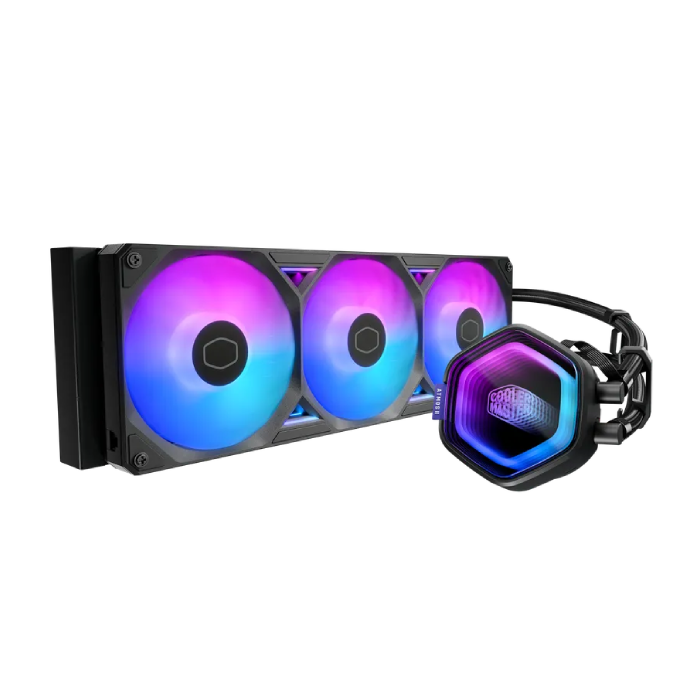 خنک کننده مایع پردازنده کولر مستر مدل MASTERLIQUID 360mm ATMOS II Black