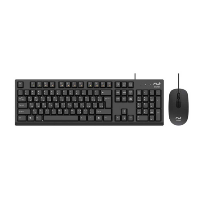 کیبورد و ماوس باسیم زیچر مدل KB140