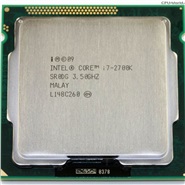 Intel Core i7 2700k 3.5GHz 8MB Cache LGA 1155 SandyBridge TRAY CPU