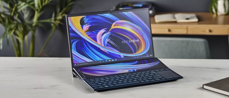 لپ تاپ 14 اینچی ایسوس مدل ZenBook Duo UX482EG پردازنده Core i5 1135G7 رم 16GB حافظه 1TB SSD گرافیک Full HD 2GB (MX 450)