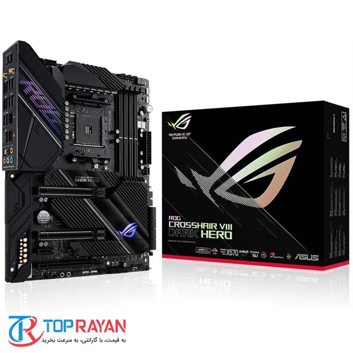 مادربرد ایسوس ROG Crosshair VIII Dark Hero WiFi X570 - 2