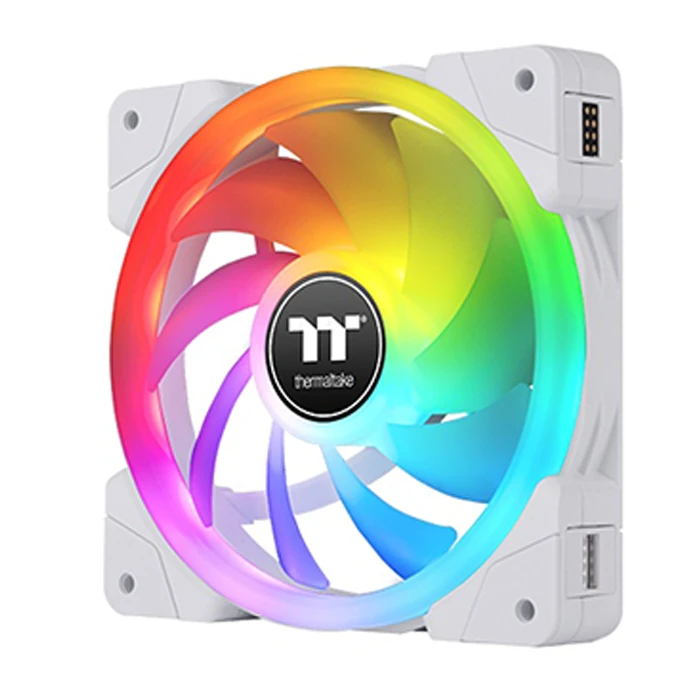 فن کیس ترمالتیک مدل SWAFAN EX12 RGB PC Cooling Fan White TT Premium Edition پک 3 عددی - 3