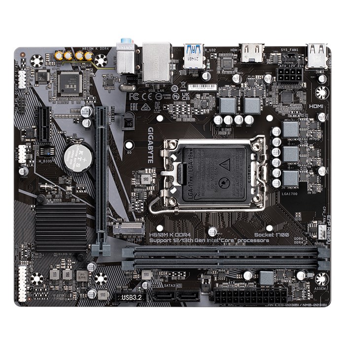 مادربرد گیگابایت Motherboard GigaByte H610M-K DDR4 - 5