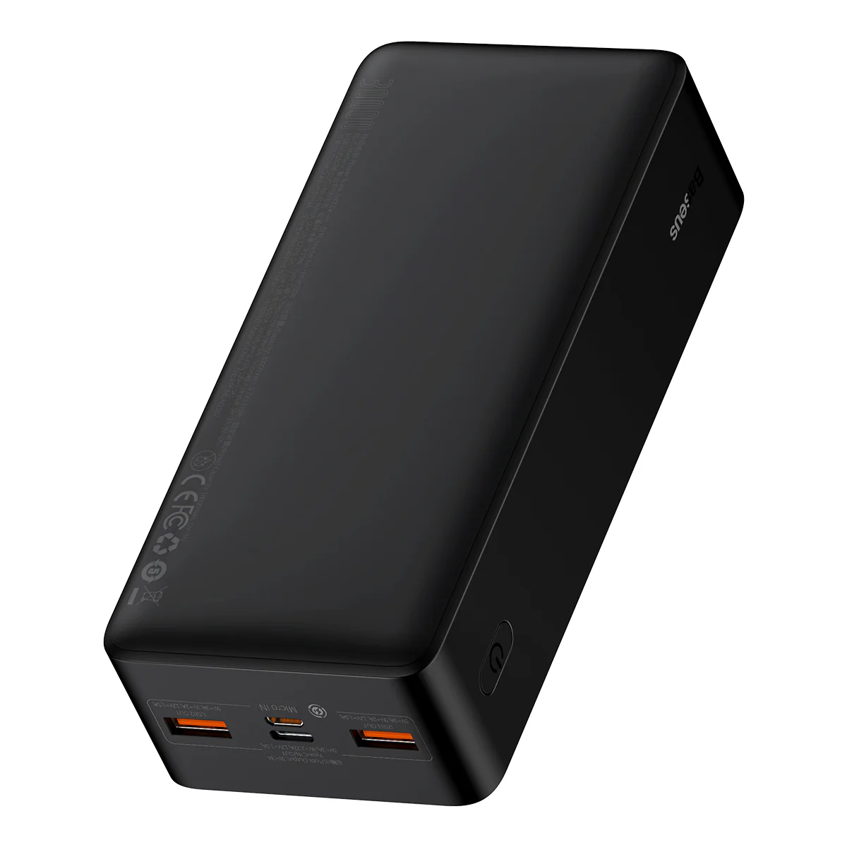 پاوربانک باسئوس مدل Bipow Digital Display Black ظرفیت 30000 میلی‌آمپر 20 وات - 2