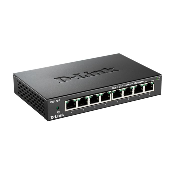 سوییچ 8 پورت دسکتاپی دی-لینک مدل DES-108 - 9