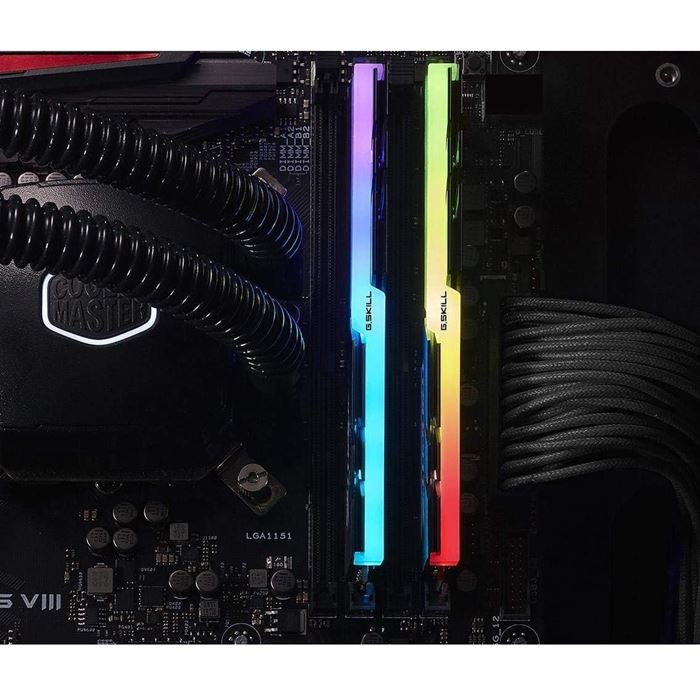 رم کامپیوتر DDR4 دو کاناله 3200 مگاهرتز CL16 جی اسکیل مدل TridentZ RGB ظرفیت 32 گیگابایت - 6