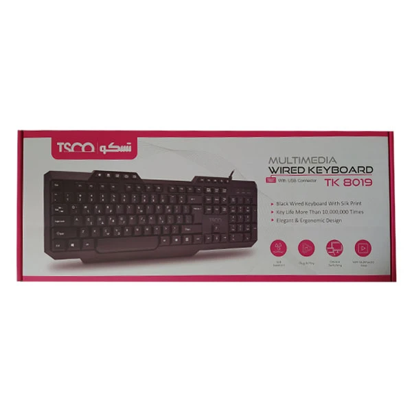 کیبورد باسیم تسکو مدل TK 8019 - 5