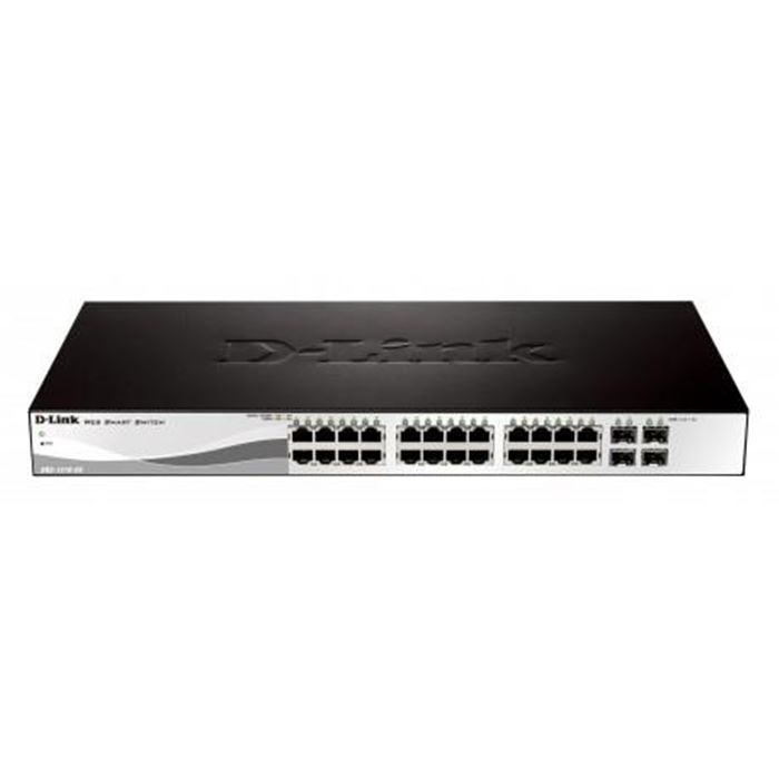 سوییچ 28 پورت گیگابیتی دی-لینک مدل DGS-1210-28 با 24 پورت UTP و 4 پورت SFP - 8