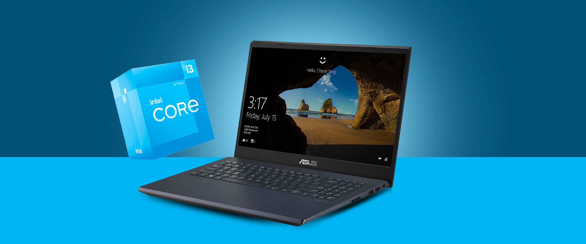 لپ تاپ ایسوس core i3 نسل 10
