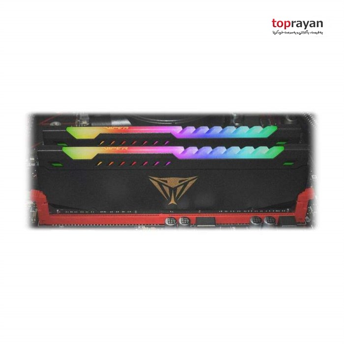 رم پاتریوت Patriot Viper STEEL RGB 32GB 2x16GB 3200MHz CL18 - 5