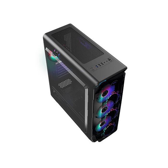 کیس کامپیوتر گیم مکس مدل Starlight FRGB Black - 4