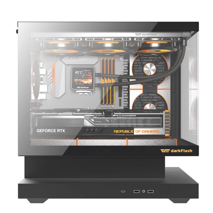 کیس کامپیوتر گیمینگ دارک فلش مدل FLOATRON F1 - 5