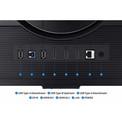 مانیتور گیمینگ 32 اینچ سامسونگ مدل Odyssey G7 G70D LS32DG702 - 4