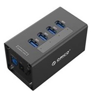 Orico A3H4 4-Port USB 3.0 Hub Powered by 12V Power Adapter