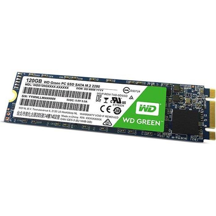 حافظه اس اس دی وسترن دیجیتال مدل Green M.2 ظرفیت 120 گیگابایت - 3