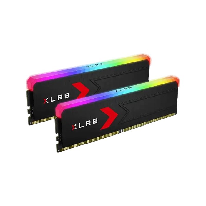 رم کامپیوتر DDR5 دو کاناله ظرفیت 64 گیگابایت 6000 مگاهرتز CL30 پی‌ ان‌ وای XLR8 Gaming RGB - 2