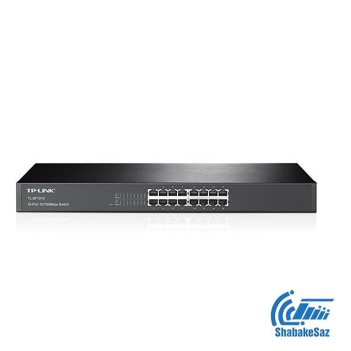 سوییچ 16 پورت مگابیتی و رکمونت تی پی-لینک مدل TL-SF1016 - 4