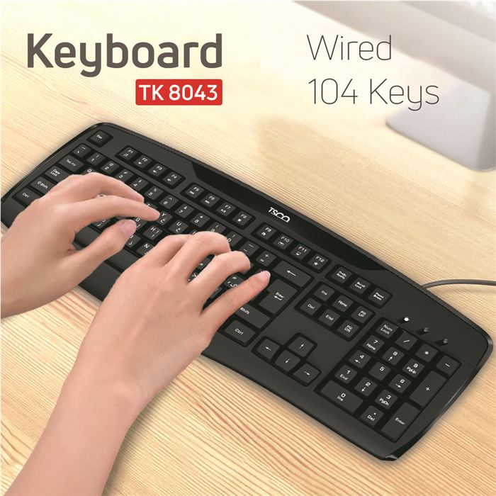 کیبورد تسکو مدل TK 8043 - 6