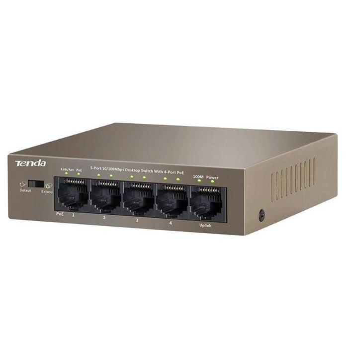 سوییچ 5 پورت 10/100 Mbps تندا مدل TEF1105P-4-63W - 3