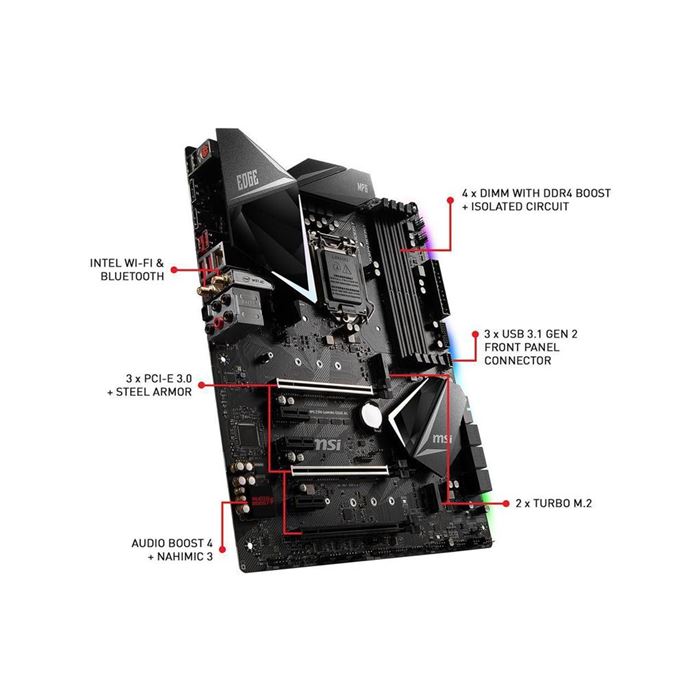 مادربرد ام اس آی مدل MPG Z۳۹۰ GAMING EDGE AC - 7