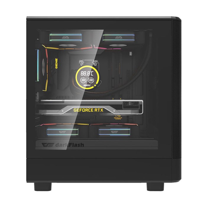  کیس کامپیوتر دارک فلش DB330M Mesh M-ATX Black - 2