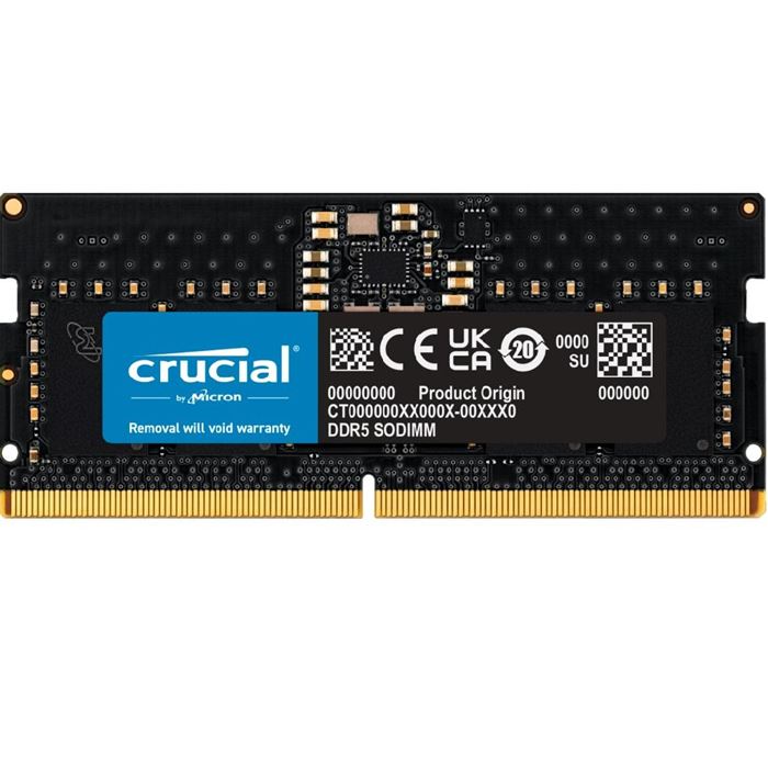 رم لپ تاپ کروشیال DDR5 مدل 8 گیگابایت فرکانس 5600 تک کانال