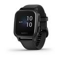 Garmin Venu Sq Music Edition Slate Aluminium Bezel with Black Case and Silicone Band smart watch