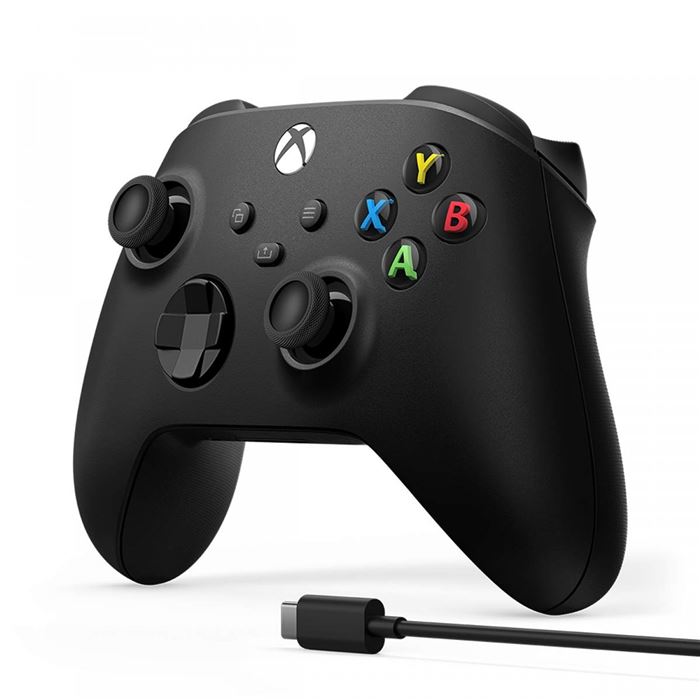 دسته بازی Xbox Wireless + USB-C Cable - Carbon Black