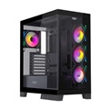 Awest GT-AQ16 Black Mid-Tower GAMING CASE 