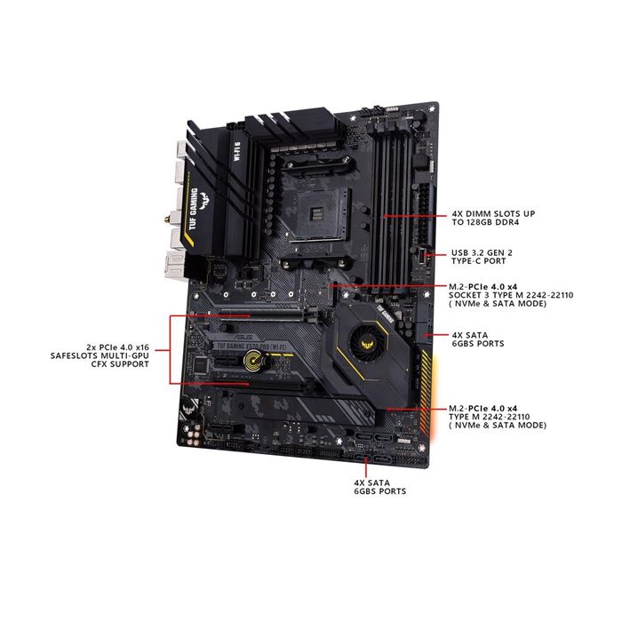 مادربرد ایسوس TUF GAMING X570-PRO WI-FI - 3