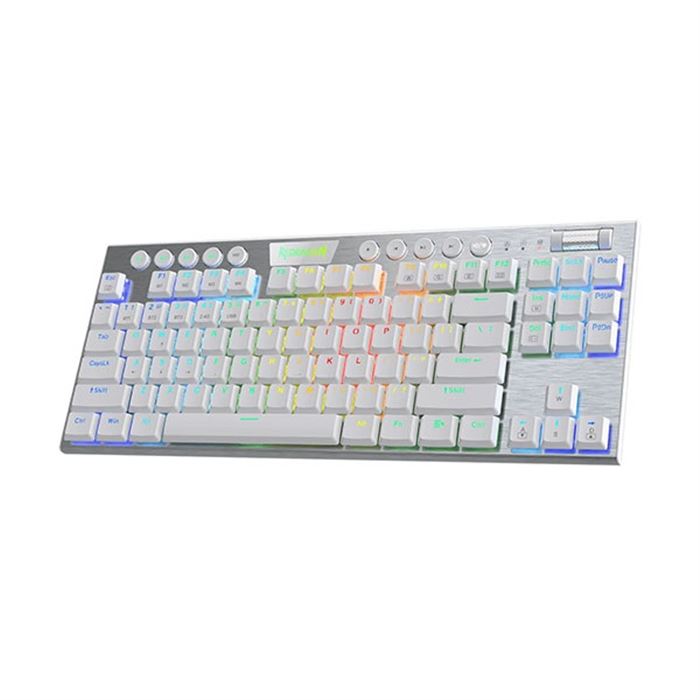 کیبورد ردراگون Redragon Horus TKL K621 white RGB - 2
