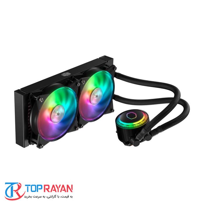 فن خنک کننده پردازنده کولرمستر مدل ام ال ۲۴۰ آر آر جی بی - 2