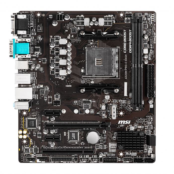مادربرد ام اس آی مدل A520M PRO-C DASH سوکت AM4 - 3
