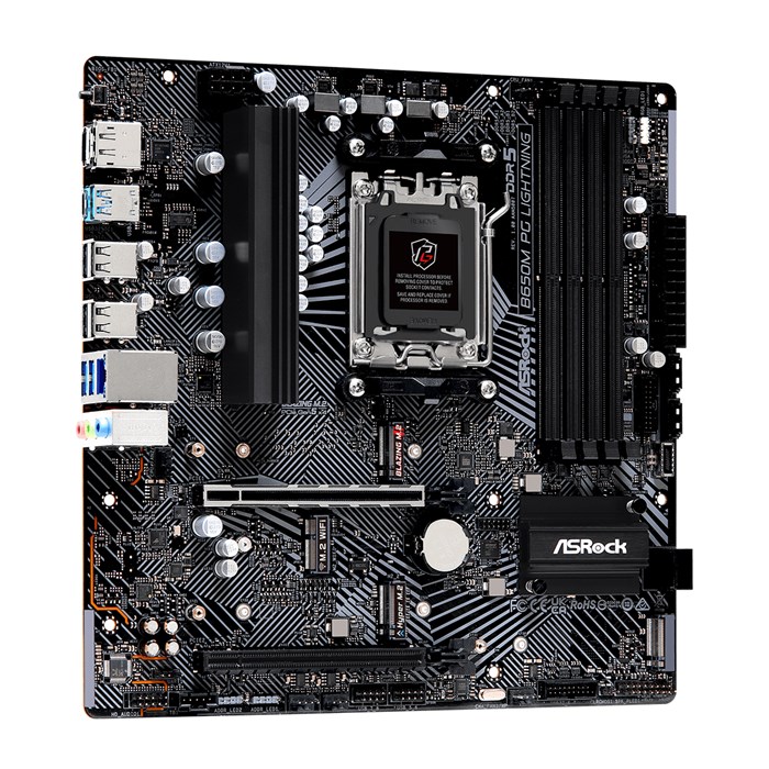 مادربرد ازراک مدل B650M DDR5 PG Lightning - 4