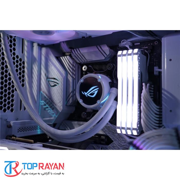خنک کننده پردازنده ایسوس مدل ROG Strix LC ۲۴۰ RGB White Edition - 2