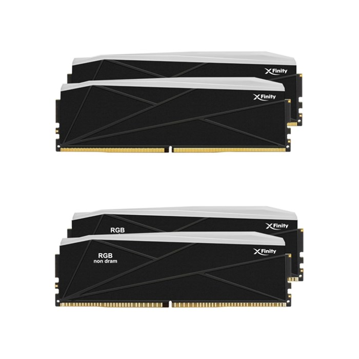 رم وی کالر دو کاناله Manta XFinity RGB 48GB (2 x 24GB) +2 KIT DDR5 6000 CL28 - 2
