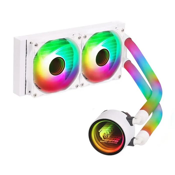 سیستم خنک کننده آبی گرین مدل FAN CPU GLC 240-STREAM - 2